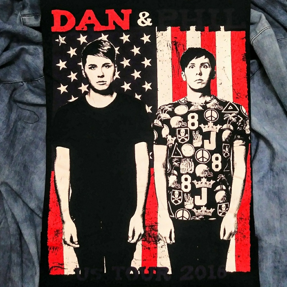 TATINOF Shirt - Dan and Phil 2016 Tour